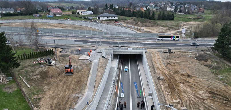 Pierwszy taki tunel pod zakopianką